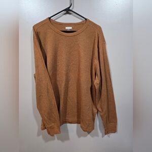 Men's Brown Long Sleeve Shirt